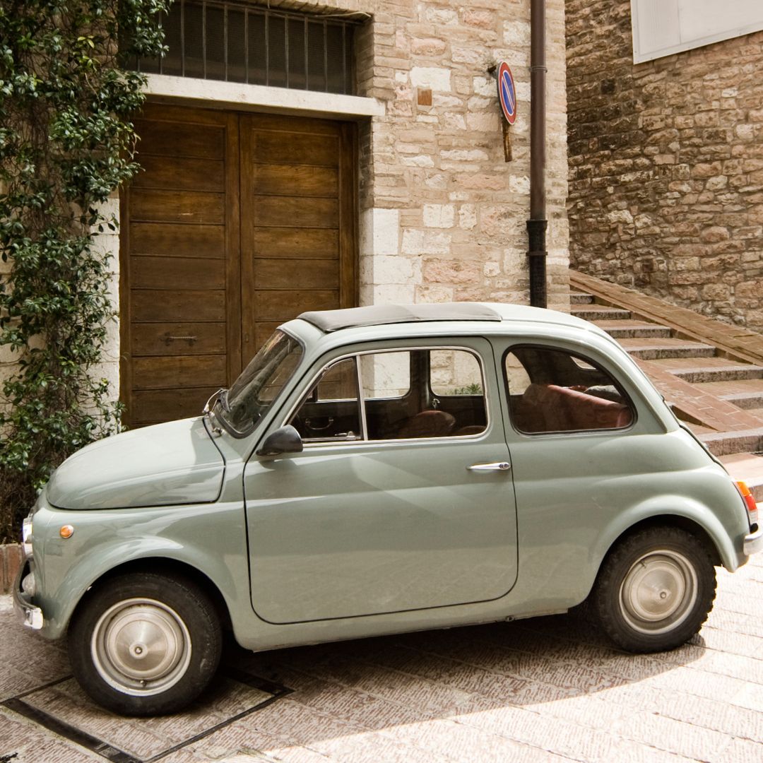 Fiat Service for Photography Session in Rome Italy